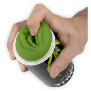 Masturbateur réaliste canette "Stroker" tunnel texturé et flexible