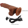 Vibro Calisto réaliste va-et-vient rotations ventouse 25cm recharge USB