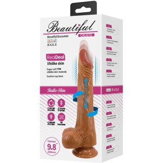 Vibro Calisto réaliste va-et-vient rotations ventouse 25cm packaging