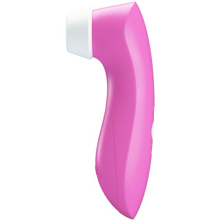 Stimulateur clitoridien succion pulsation ROMANCE rose vue de profil
