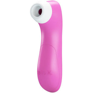 Stimulateur clitoridien succion pulsation ROMANCE rose vue 3/4