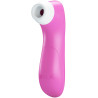 Stimulateur clitoridien succion pulsation ROMANCE rose vue 3/4