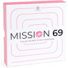 Jeu de société pour couple "Mission 69" packaging