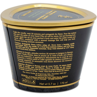 Bougie massage SHUNGA Mangue 170ml de côté