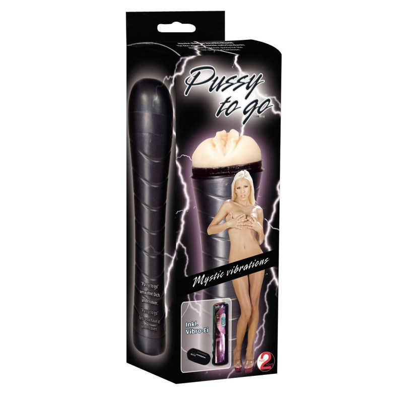Vaginette Pussy To Go avec oeuf vibrant