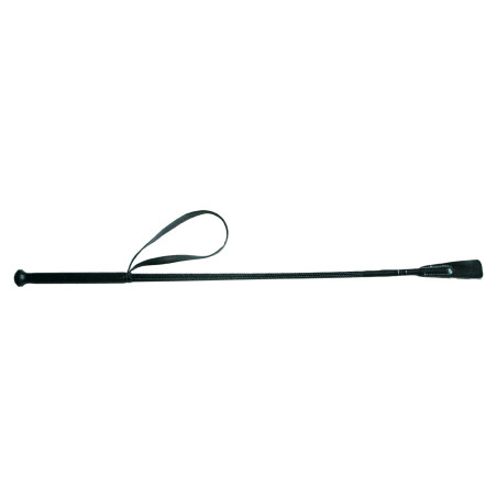 Cravache 68cm poignée PVC pour débutants