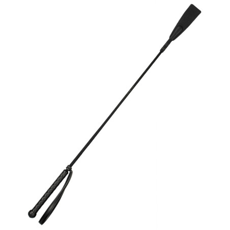 Cravache 65cm poignée et tapette PVC