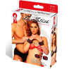 Love cuffs Menottes Lux Fetish à velcro rouge