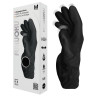 Gant de massage vibrant lycra noir M