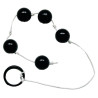 Chaînette anale Black Pearls 45cm