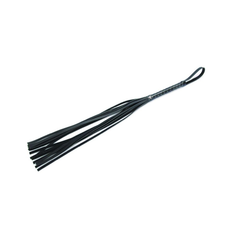 Fouet à franges LUX FETISH flogger noir