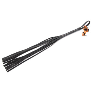 Fouet à franges LUX FETISH flogger noir