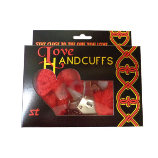 Menottes LOVE HANDCUFFS rouge