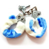 Menottes LOVE HANDCUFFS blanc-bleu