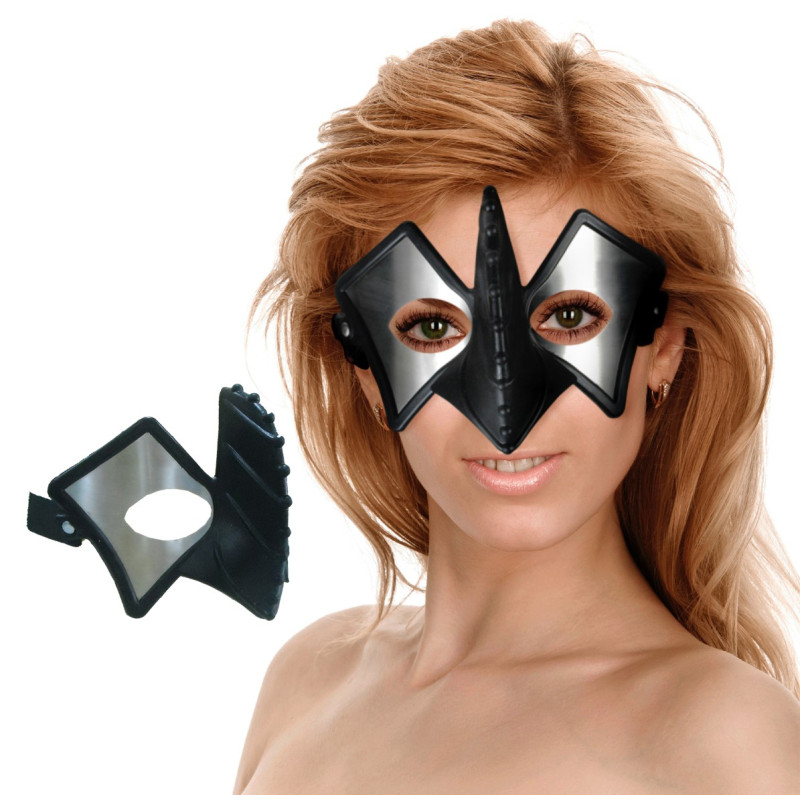Masque métal avec nez en silicone
