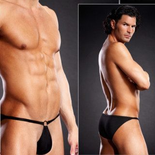 String homme BL POUCH BIKINI noir L-XL