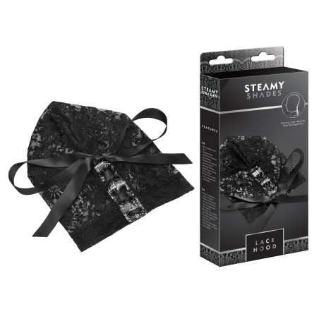 Cagoule de bondage sexy en dentelle