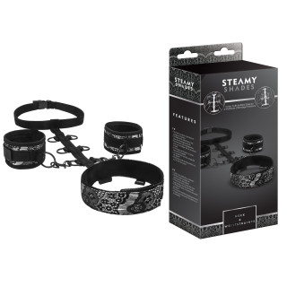 Collier avec menottes et sangle