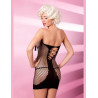 Robe nuisette noire Angelico S-M