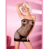 Robe nuisette noire Angelico S-M