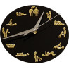 Horloge noir Ø20cm KamaSutra