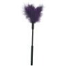 Plumeau de caresse violet 33cm