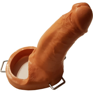 Harnais cuir prothèse creuse RÉEL