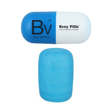 Masturbateur SEXY PILLS bleu 