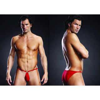 String homme BL POUCH BIKINI rouge S-M