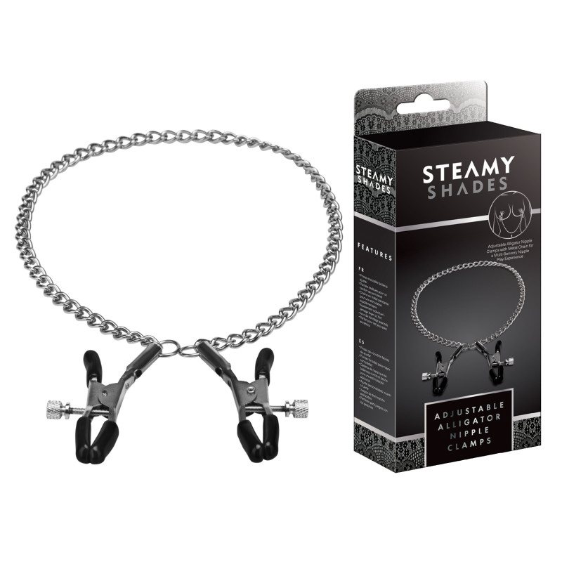 Pinces tétons ajustables Alligator STEAMY SHADES