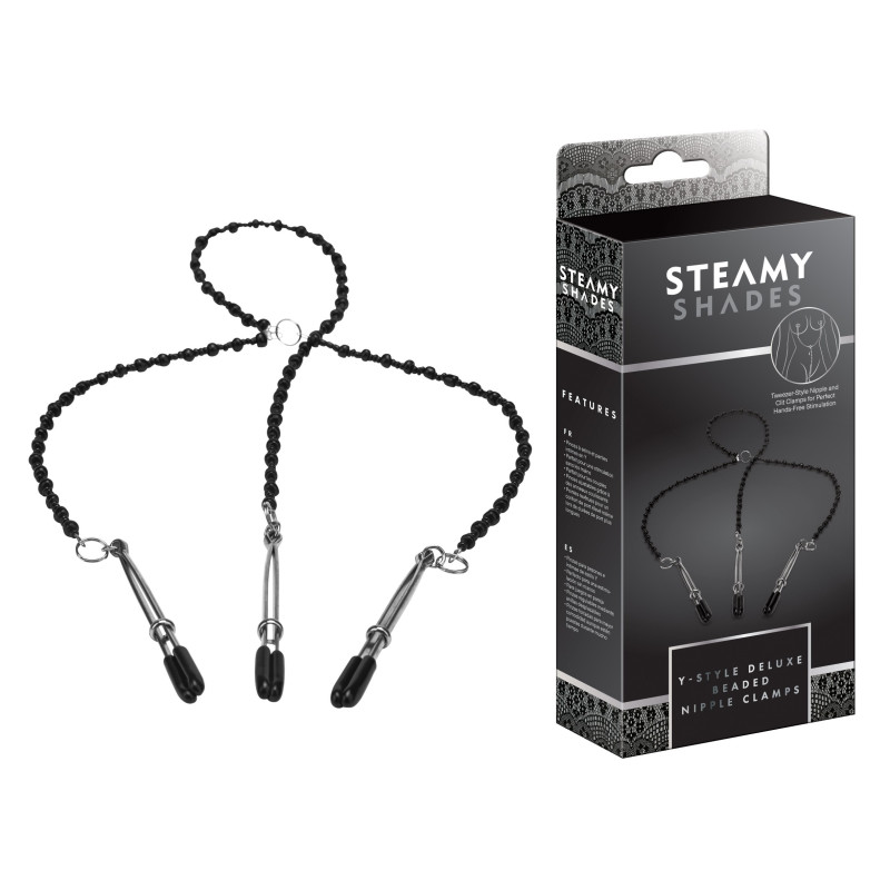 Pinces à seins et clitoris Y-style STEAMY SHADES