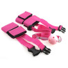 Kit de bondage 3 pièces rose