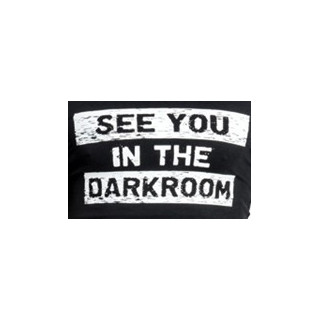 T-Shirt noir "See you in the darkroom" S