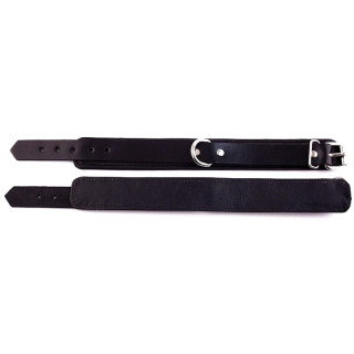 2 menottes bracelets biceps cuir