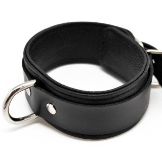 2 menottes bracelets biceps cuir