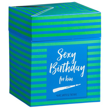 Boîte anniversaire surprises sexy pour lui