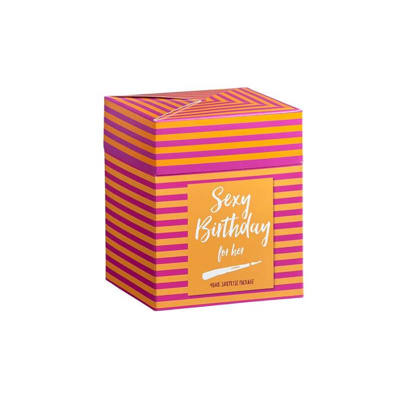 Boîte anniversaire surprises sexy pour elle