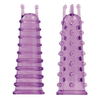 2 x stimulateur clitoris Finger mauve