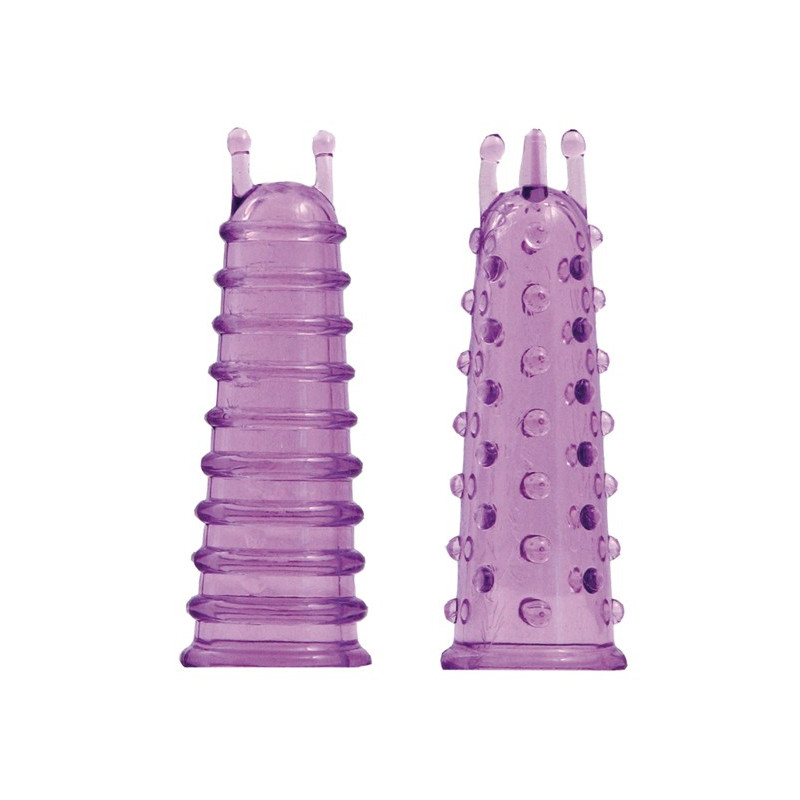2 x stimulateur clitoris Finger mauve