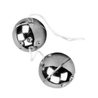 Boules de Geisha argent Ø3cm