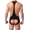 Combi cul nu noir&orange taille L
