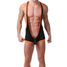 Combi cul nu noir&orange taille XL