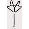 Hog Tie avec anneau pénis noir S-L