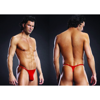 String homme BL PERF T-BACK rouge S-M