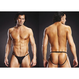 Jock-Strap BLUE LINE "THONG" noir S-M