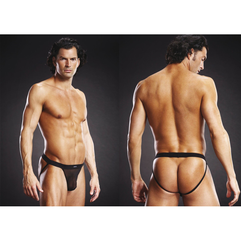 Jock-Strap BLUE LINE noir S-M