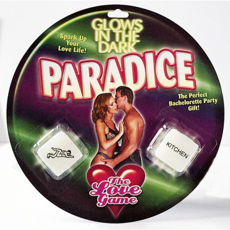 Jeu de dés PARADICE phosphorescent