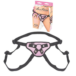 Harnais strap ajustable pour gode Pretty in Pink
