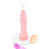 Vibro ventouse éjaculateur 20cm en train de jouir
