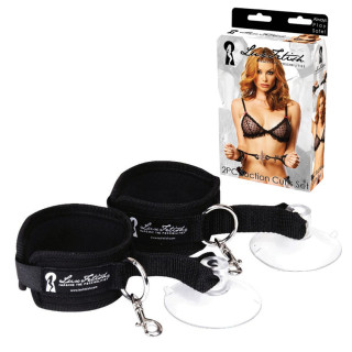 2 menottes ventouse fermeture velcro